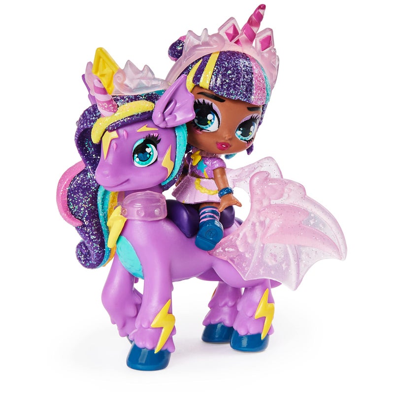 Hatchimals Pixies Riders, Moonlight Mia Pixie and Unicornix Glider Set with Mystery Feature - Image 1